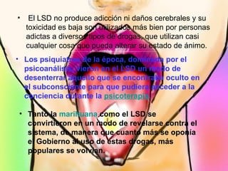 los efectos del lsd en el cerebro